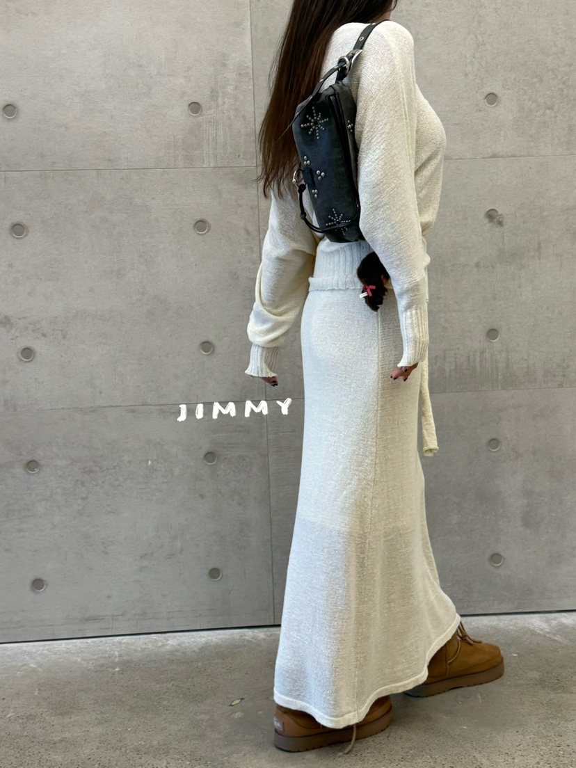 JIMMY東大門直郵女裝新款人氣休閑熱賣時尚真品長裙針織裙JIMMY/REMAKE長裙