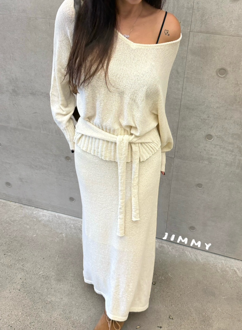 JIMMY東大門直郵女裝新款人氣休閑熱賣時尚真品長裙針織裙JIMMY/REMAKE長裙