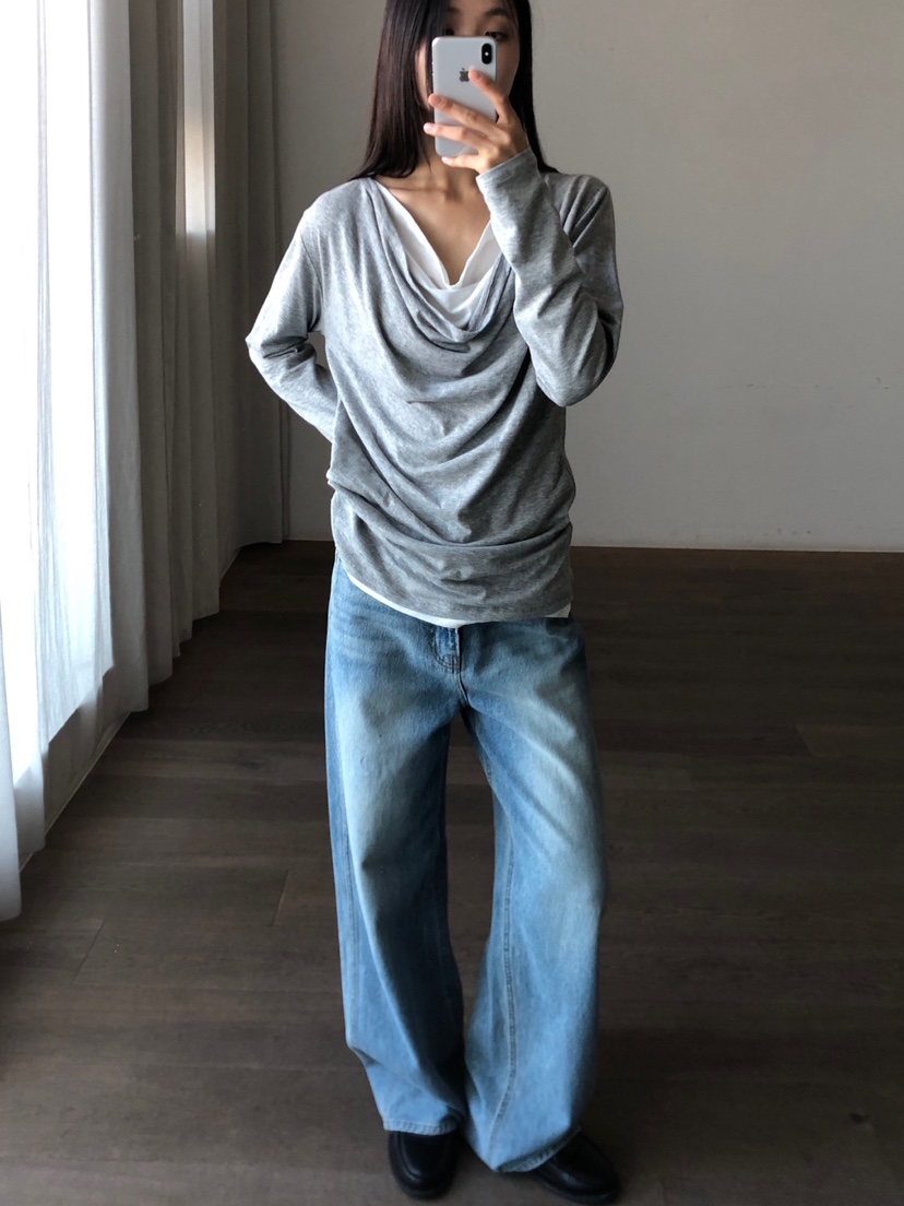 THE EYL韓國代購女裝新款人氣時尚熱賣推薦休閑真品長袖T恤THE EYL長袖T恤