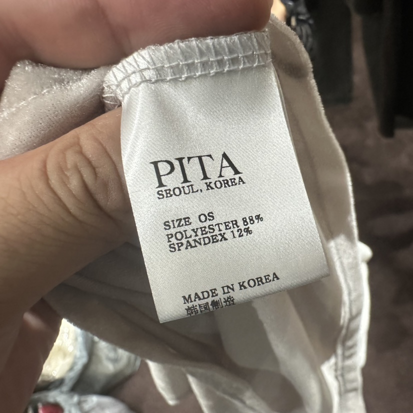 PITA/THEVERLIN韓國直郵女裝新品推薦吊帶背心天鵝絨無袖PITA/THEVERLIN吊帶/背心