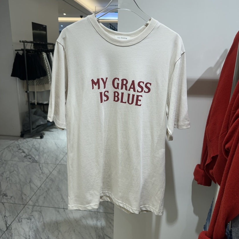 TOPDRESSING韓國代購女士新款時尚熱賣推薦真品人氣T恤印花TOPDRESSINGT恤圖色2