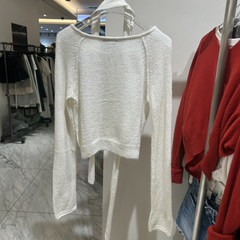 TOPDRESSING東大門直郵女士新品休閑人氣開衫含脖帶圍巾開衫TOPDRESSING開衫