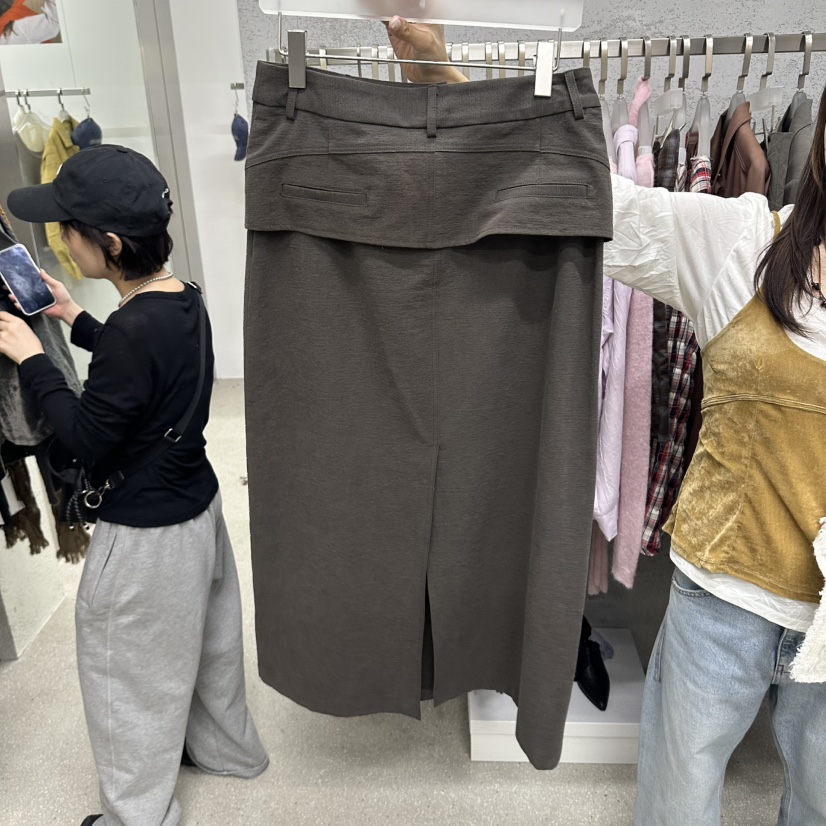 WEARABLE-L東大門代購女裝新款人氣熱賣真品長裙不含腰帶WEARABLE長裙
