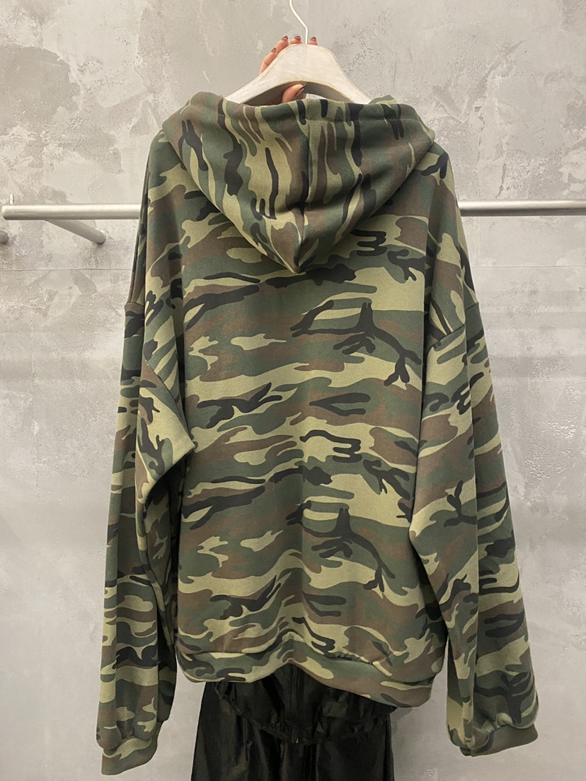 THE VETIVER-A東大門直郵女士新品休閑衛衣拉鏈連帽衫迷彩VETIVER衛衣