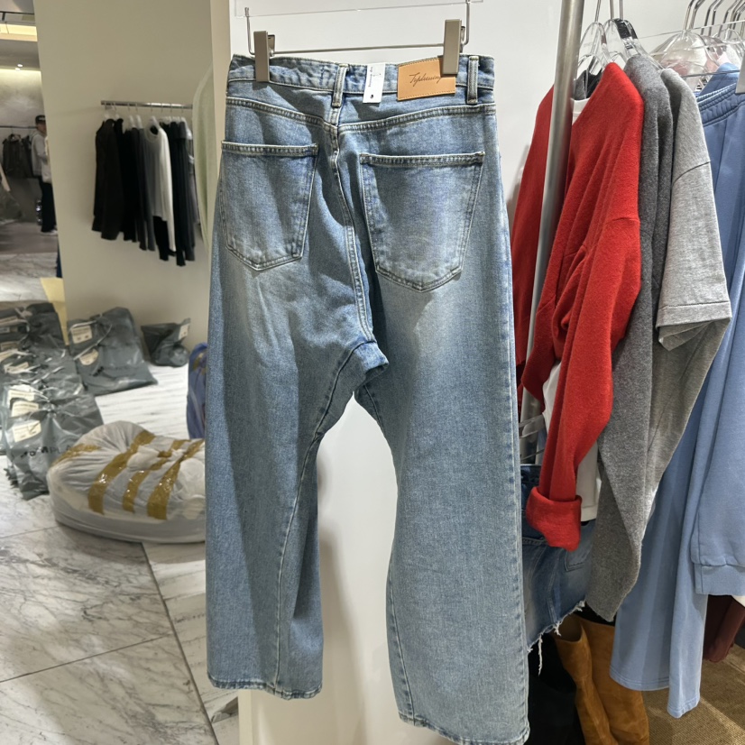 TOPDRESSING韓國直郵女裝新品推薦熱賣時尚人氣真品牛仔褲TOPDRESSING牛仔褲