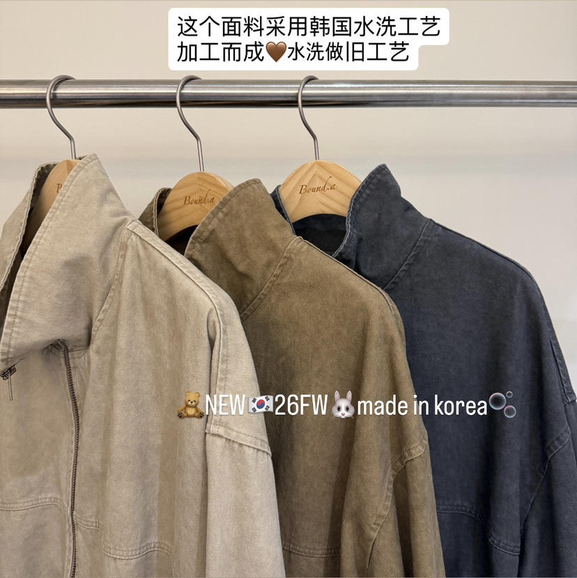 BOUND.A韓國代購女裝新品人氣推薦休閑真品時尚熱賣夾克BOUND.A夾克