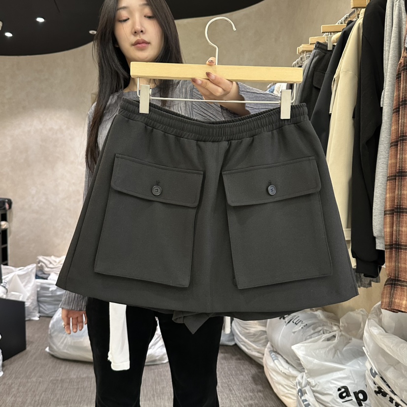 VINTAGE VIBE韓國代購女士新款時尚人氣休閑推薦熱賣裙褲VINTAGE VIBE裙褲圖色2
