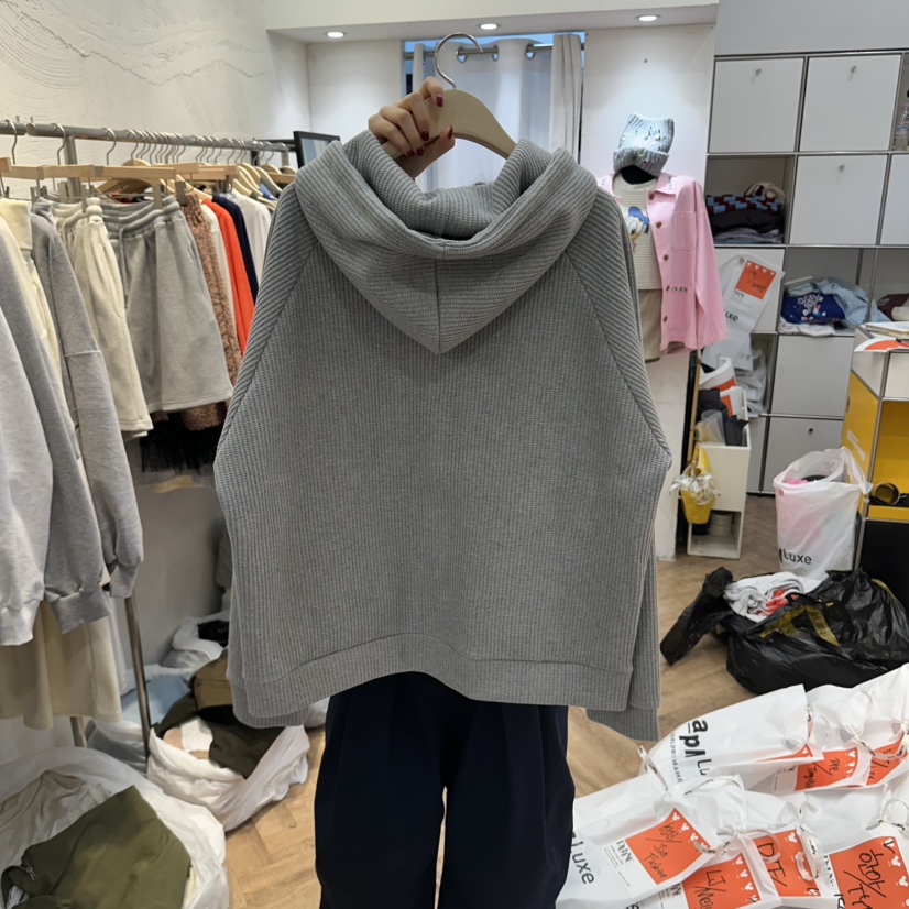 DE LINE東大門實拍女裝新品推薦真品休閑時尚人氣熱賣衛衣DE LINE衛衣