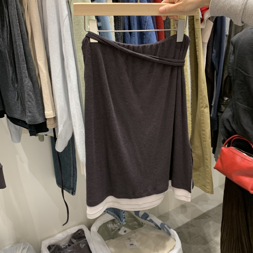 FRE韓國代購女裝新款休閑推薦真品人氣時尚半身裙中短裙兩面FRE SEOUL半身裙/中短裙