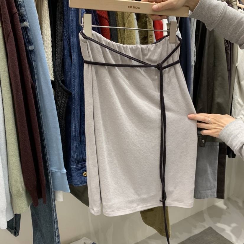 FRE韓國代購女裝新款休閑推薦真品人氣時尚半身裙中短裙兩面FRE SEOUL半身裙/中短裙