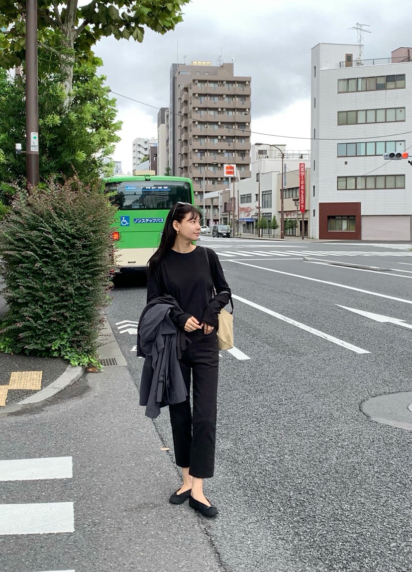 空東大門代購女士新款休閑時尚熱賣真品推薦人氣長袖T恤COURGETTE長袖T恤