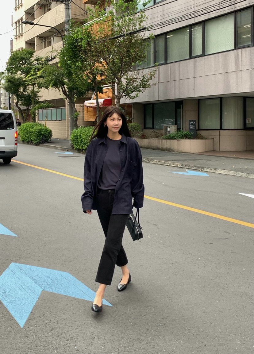 空東大門代購女士新款休閑時尚熱賣真品推薦人氣長袖T恤COURGETTE長袖T恤