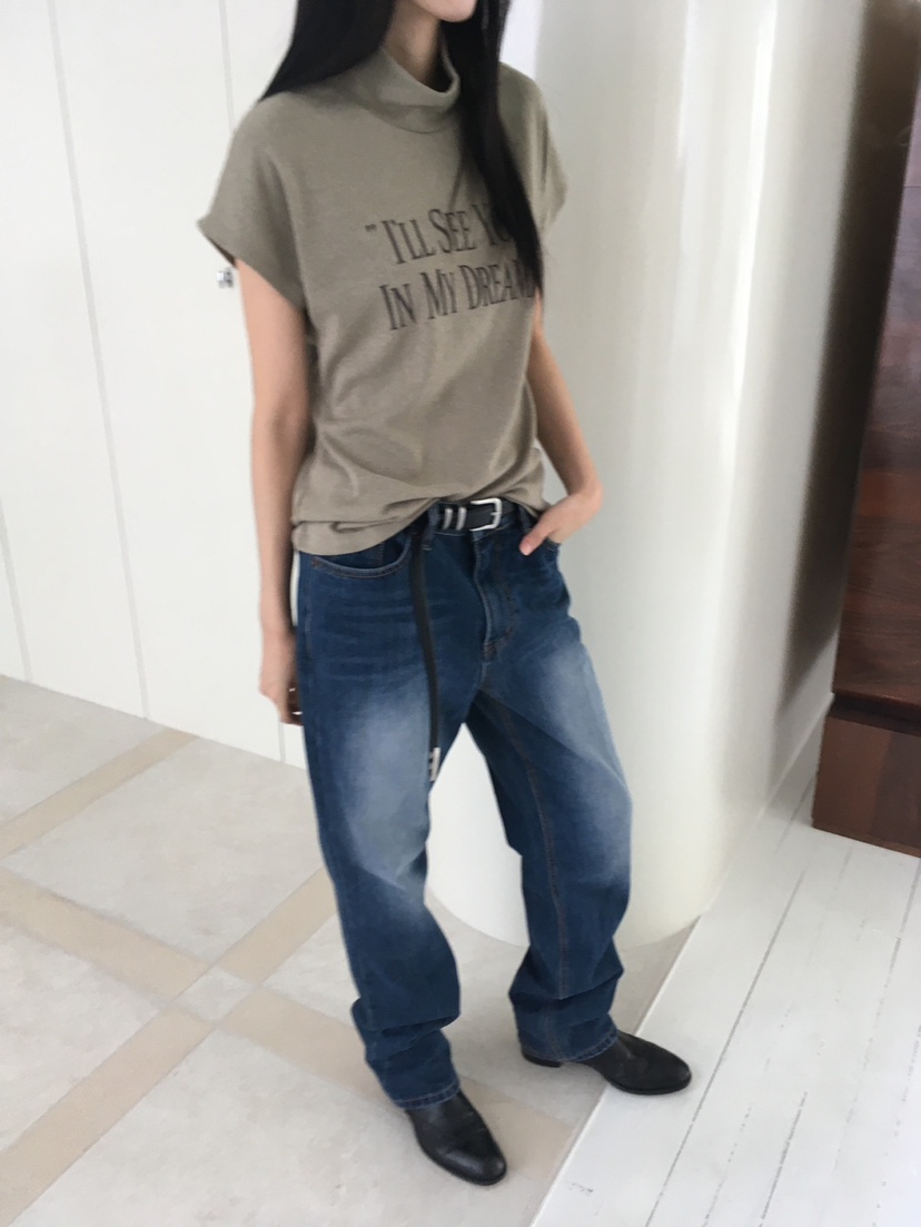 MINIMUZE東大門實拍女裝新款真品推薦熱賣時尚牛仔褲磨毛MINIMUZE牛仔褲