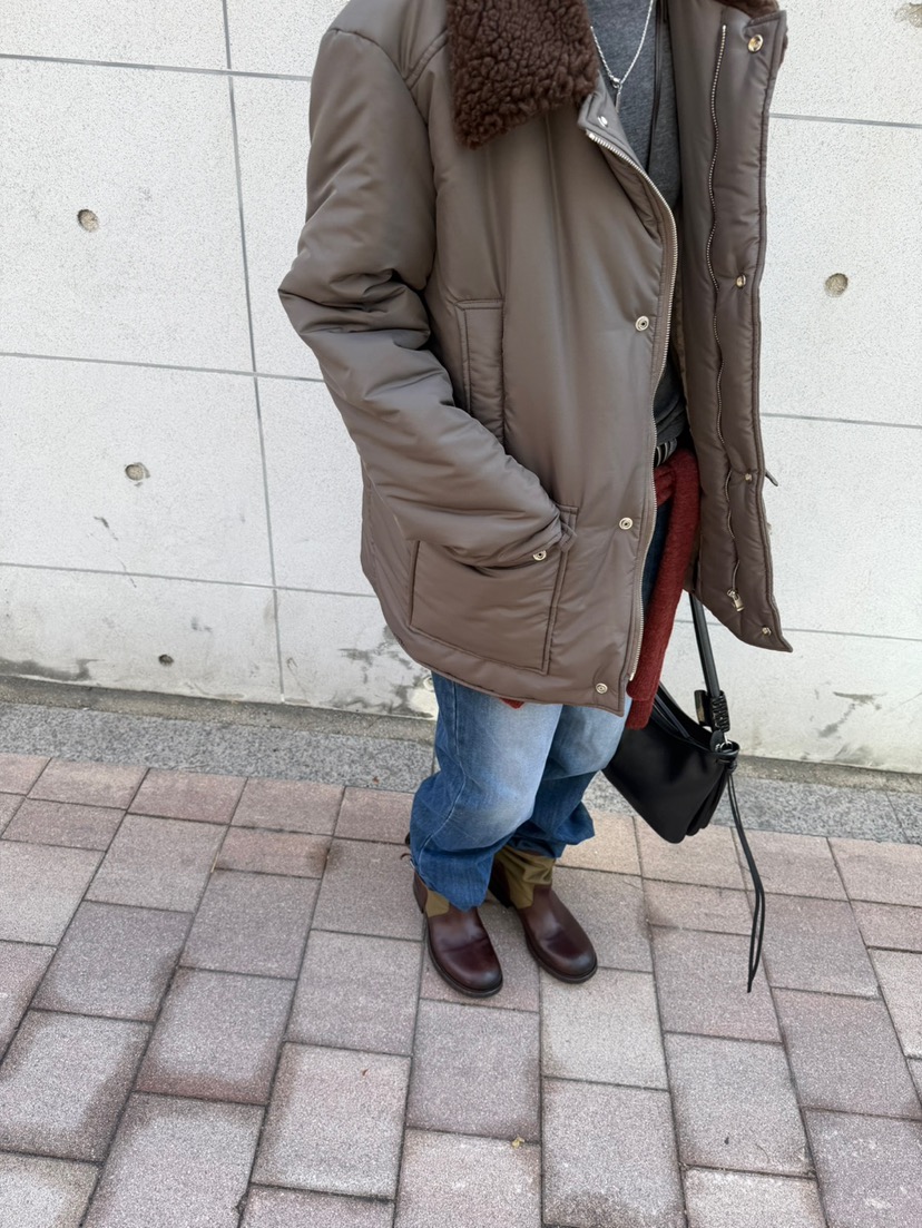 MINIMUZE東大門實拍女裝新款真品推薦人氣熱賣短款棉服絨MINIMUZE短款棉服