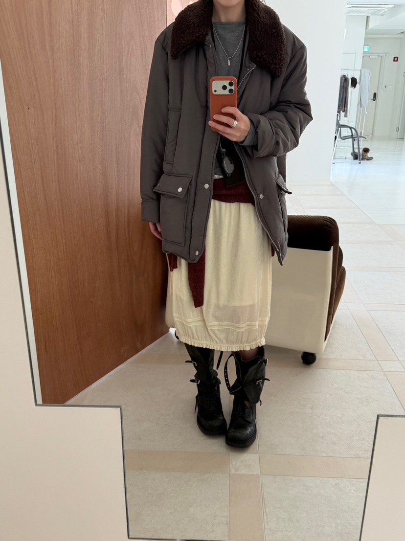 MINIMUZE東大門實拍女裝新款真品推薦人氣熱賣短款棉服絨MINIMUZE短款棉服