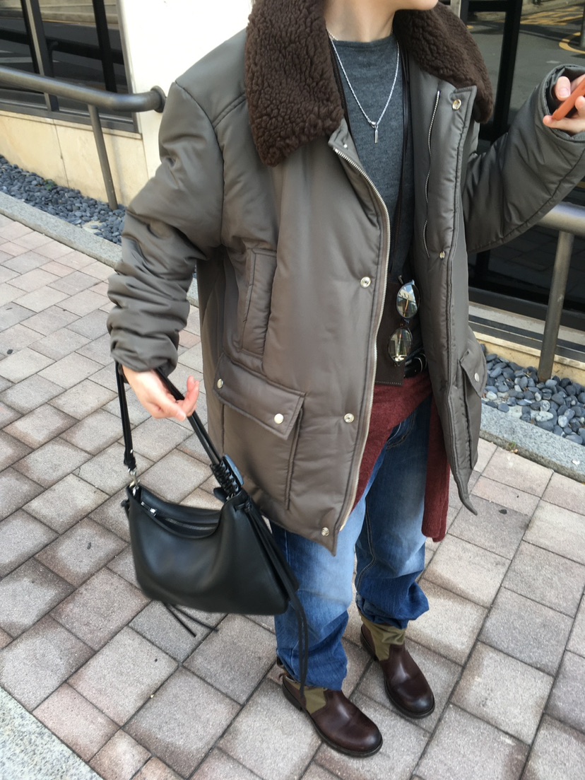 MINIMUZE東大門實拍女裝新款真品推薦人氣熱賣短款棉服絨MINIMUZE短款棉服