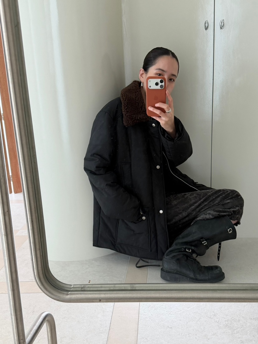 MINIMUZE東大門實拍女裝新款真品推薦人氣熱賣短款棉服絨MINIMUZE短款棉服
