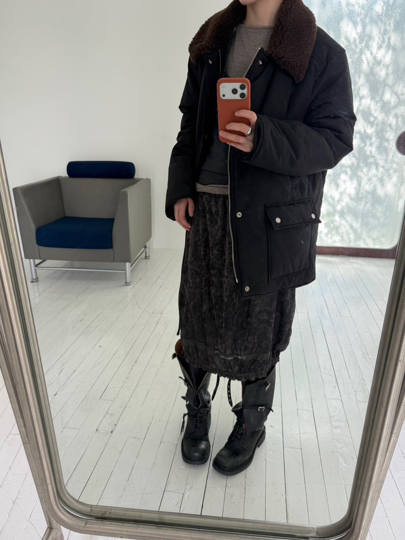 MINIMUZE東大門實拍女裝新款真品推薦人氣熱賣短款棉服絨MINIMUZE短款棉服