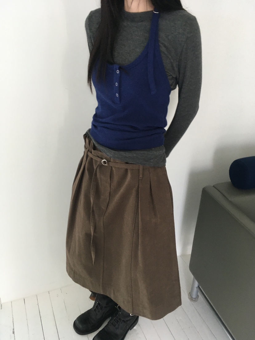 MINIMUZE韓國代購女士新品熱賣休閑人氣時尚吊帶背心無袖MINIMUZE吊帶/背心