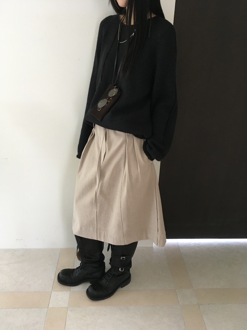 MINIMUZE韓國直郵女裝新款推薦真品半身裙中短裙含腰繩褶裥MINIMUZE半身裙/中短裙