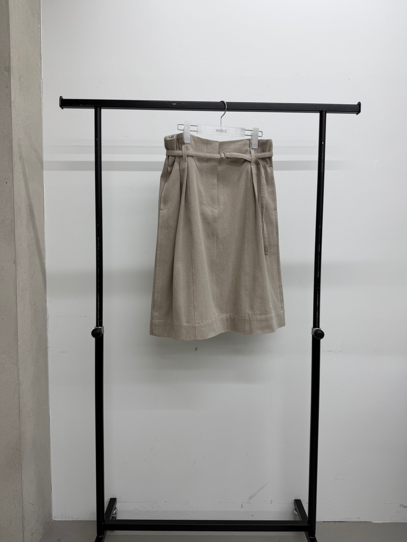 MINIMUZE韓國直郵女裝新款推薦真品半身裙中短裙含腰繩褶裥MINIMUZE半身裙/中短裙圖色1