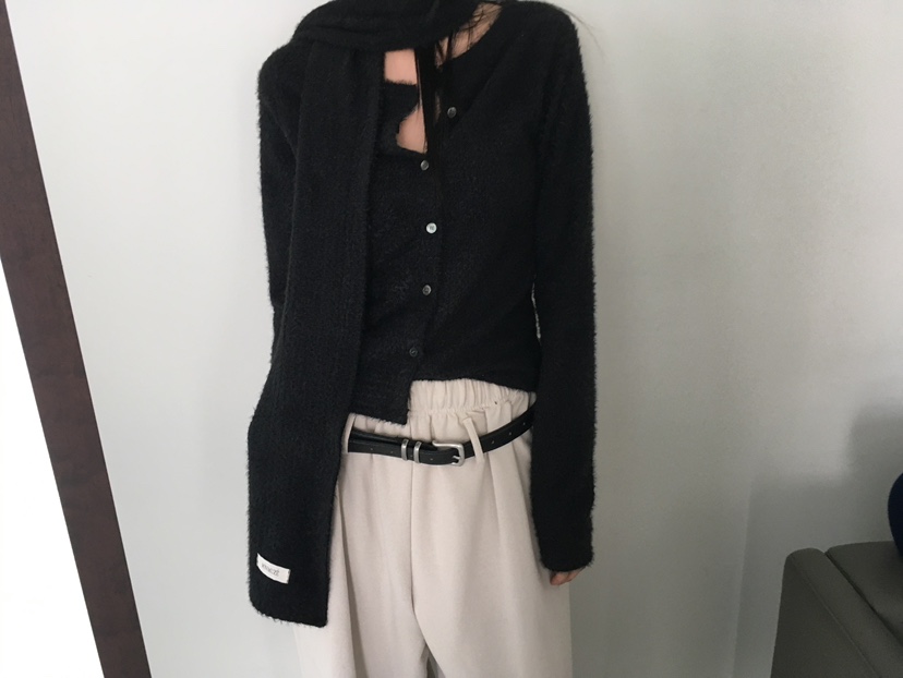 MINIMUZE韓國代購女裝新品真品時尚人氣熱賣套裝圍巾開衫MINIMUZE套裝