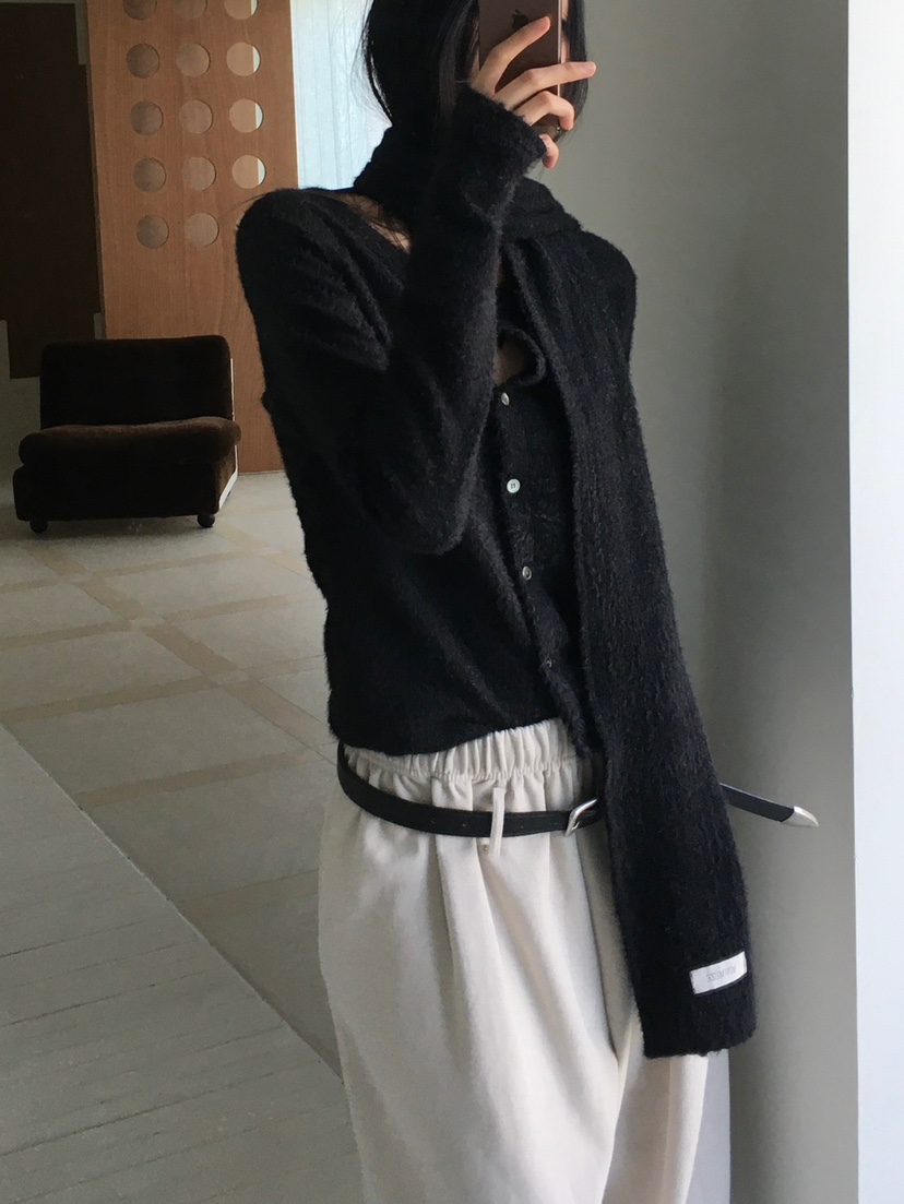 MINIMUZE韓國代購女裝新品真品時尚人氣熱賣套裝圍巾開衫MINIMUZE套裝
