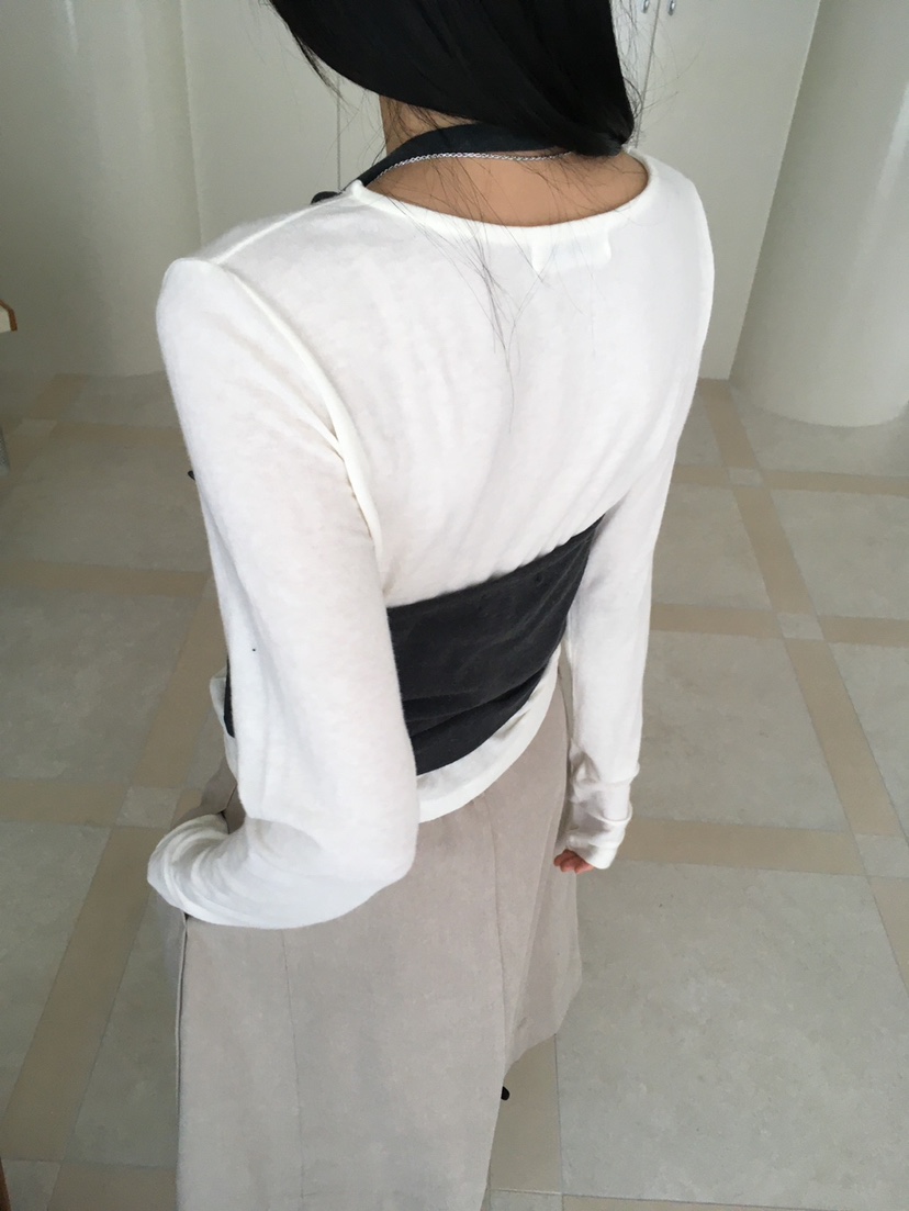 MINIMUZE韓國代購女士新品時尚休閑推薦真品熱賣長袖T恤寬松MINIMUZE長袖T恤