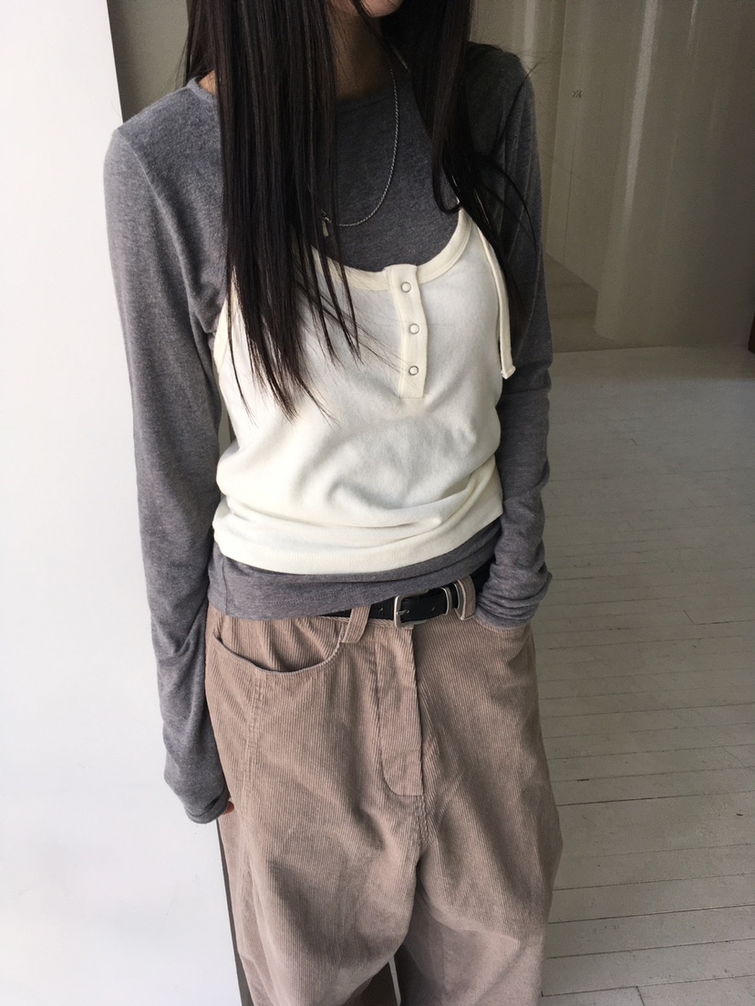 MINIMUZE韓國代購女士新品時尚休閑推薦真品熱賣長袖T恤寬松MINIMUZE長袖T恤