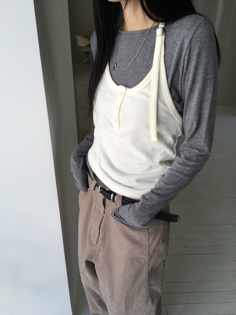 MINIMUZE韓國代購女士新品時尚休閑推薦真品熱賣長袖T恤寬松MINIMUZE長袖T恤