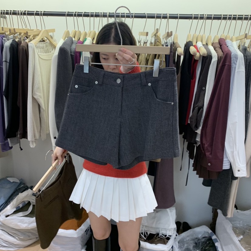 W AND J韓國代購女裝新品休閑時尚推薦真品熱賣人氣短褲WANDJ短褲圖色2