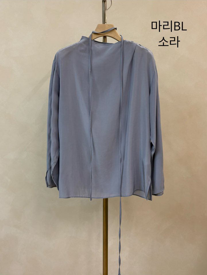 LAKE-A/KONI韓國直郵女裝新款真品熱賣推薦襯衫蕾絲衫含繩Lake Side/KONI襯衫/蕾絲衫圖色2