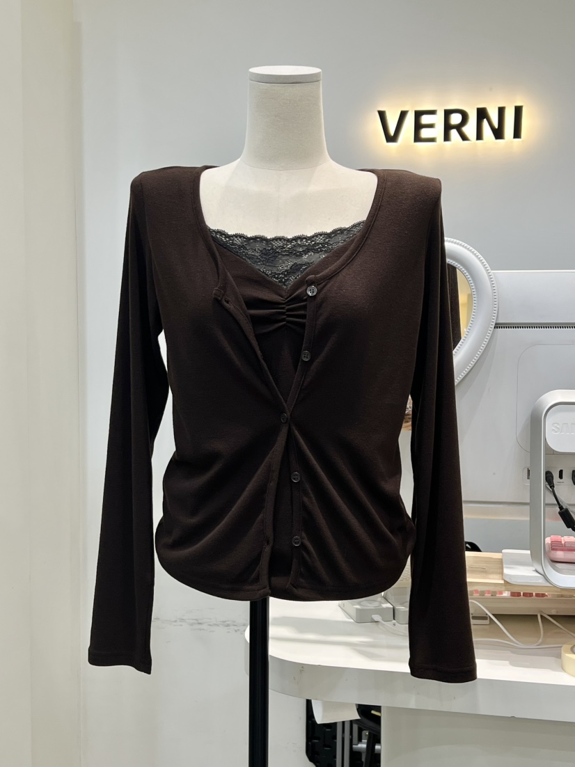 VERNI東大門代購女士新款熱賣推薦時尚休閑真品人氣套裝開襟VERNI套裝