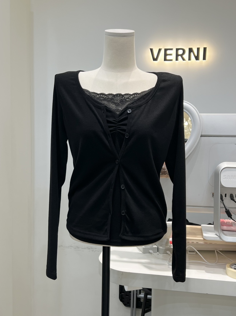 VERNI東大門代購女士新款熱賣推薦時尚休閑真品人氣套裝開襟VERNI套裝