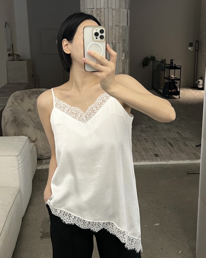 VERNI韓國直郵女裝新款真品時尚人氣熱賣吊帶背心蕾絲無袖VERNI吊帶/背心