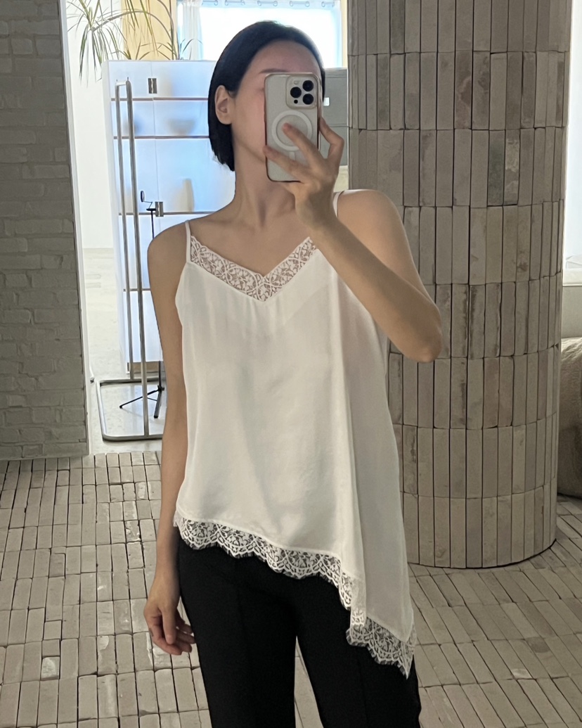 VERNI韓國直郵女裝新款真品時尚人氣熱賣吊帶背心蕾絲無袖VERNI吊帶/背心