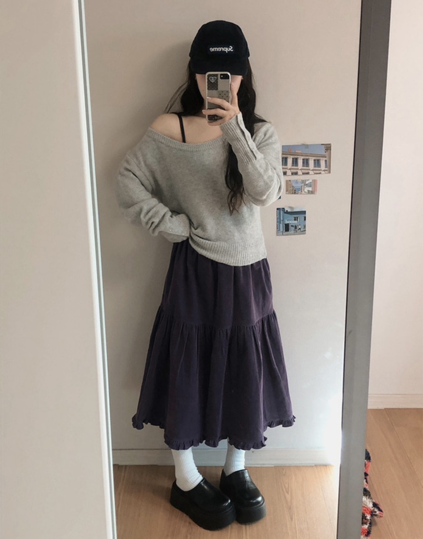 LETAILOR韓國代購女士新款休閑時尚熱賣推薦半身裙中短裙LETAILOR半身裙/中短裙