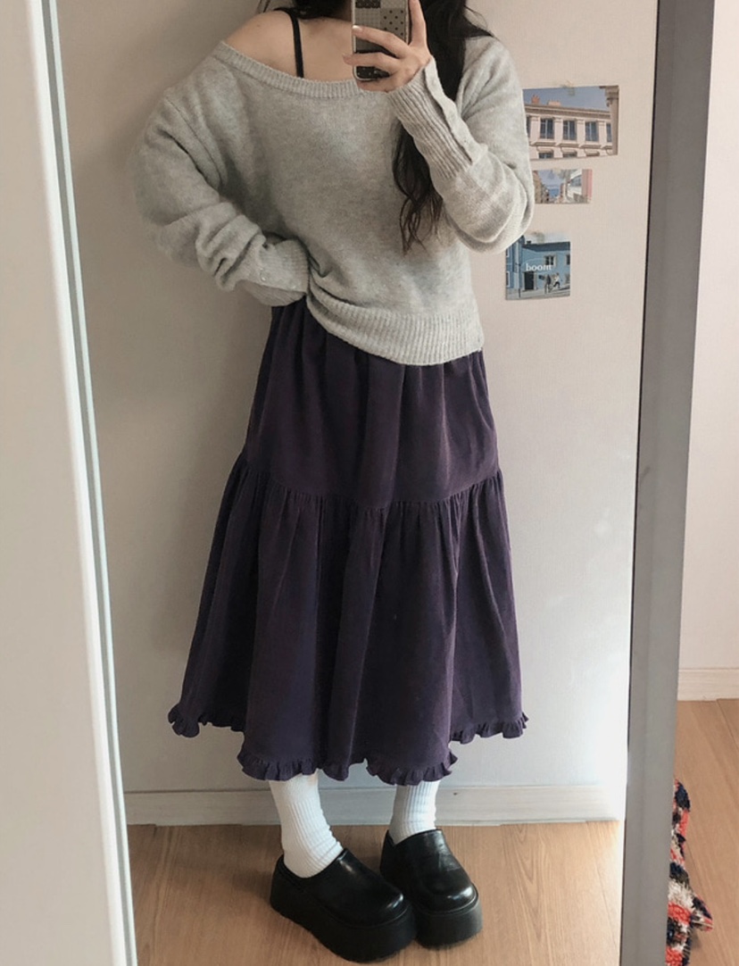 LETAILOR韓國代購女士新款休閑時尚熱賣推薦半身裙中短裙LETAILOR半身裙/中短裙