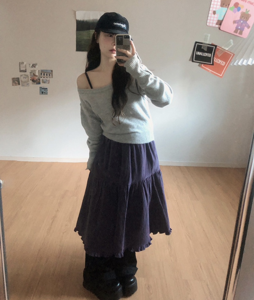 LETAILOR韓國代購女士新款休閑時尚熱賣推薦半身裙中短裙LETAILOR半身裙/中短裙