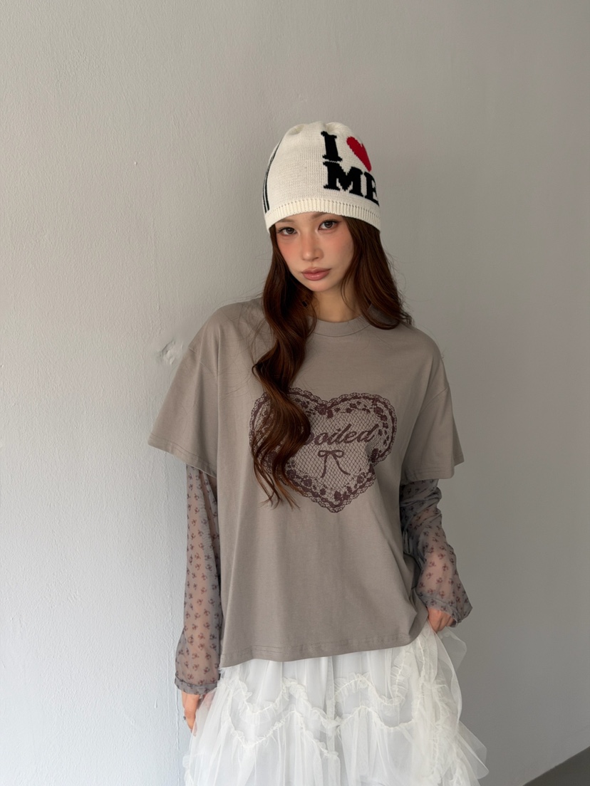LOVABLE-L韓國直郵女裝新款推薦時尚真品人氣熱賣長袖T恤LOVABLE長袖T恤