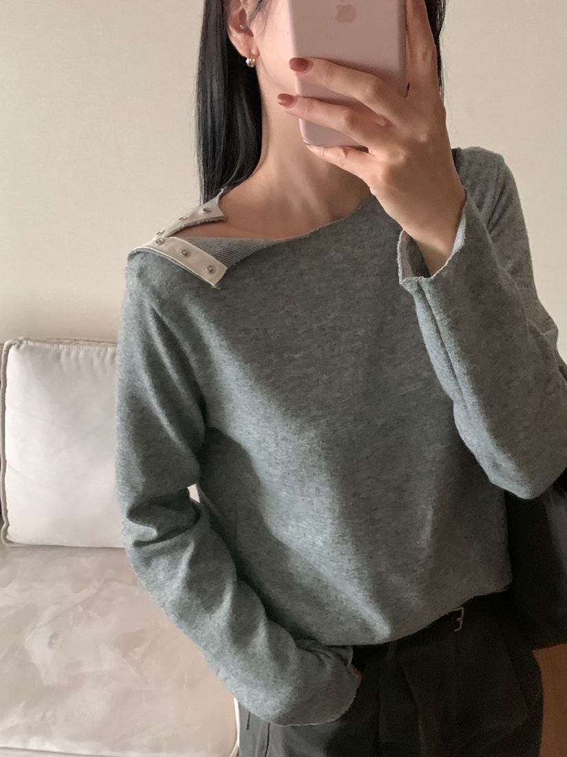BLEECKER韓國代購女士新品真品人氣推薦休閑時尚熱賣長袖T恤BLEECKER長袖T恤