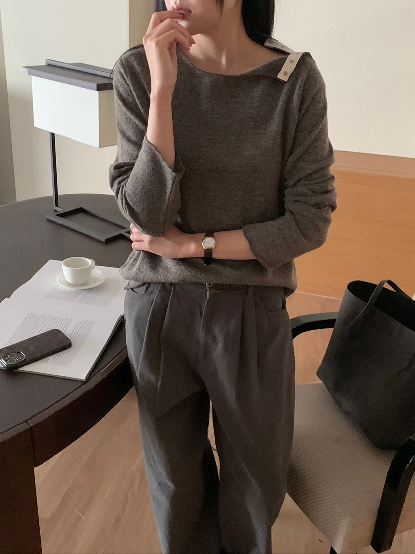 BLEECKER韓國代購女士新品真品人氣推薦休閑時尚熱賣長袖T恤BLEECKER長袖T恤