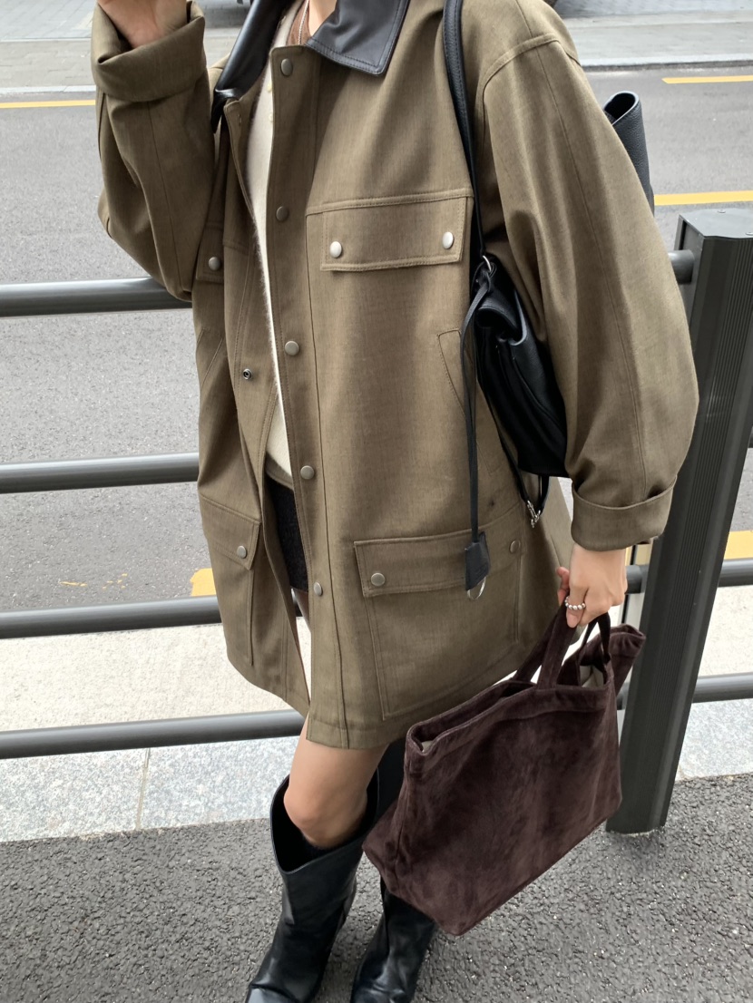 LOFN東大門實拍女裝新品人氣時尚熱賣推薦休閑真品夾克LOFN夾克