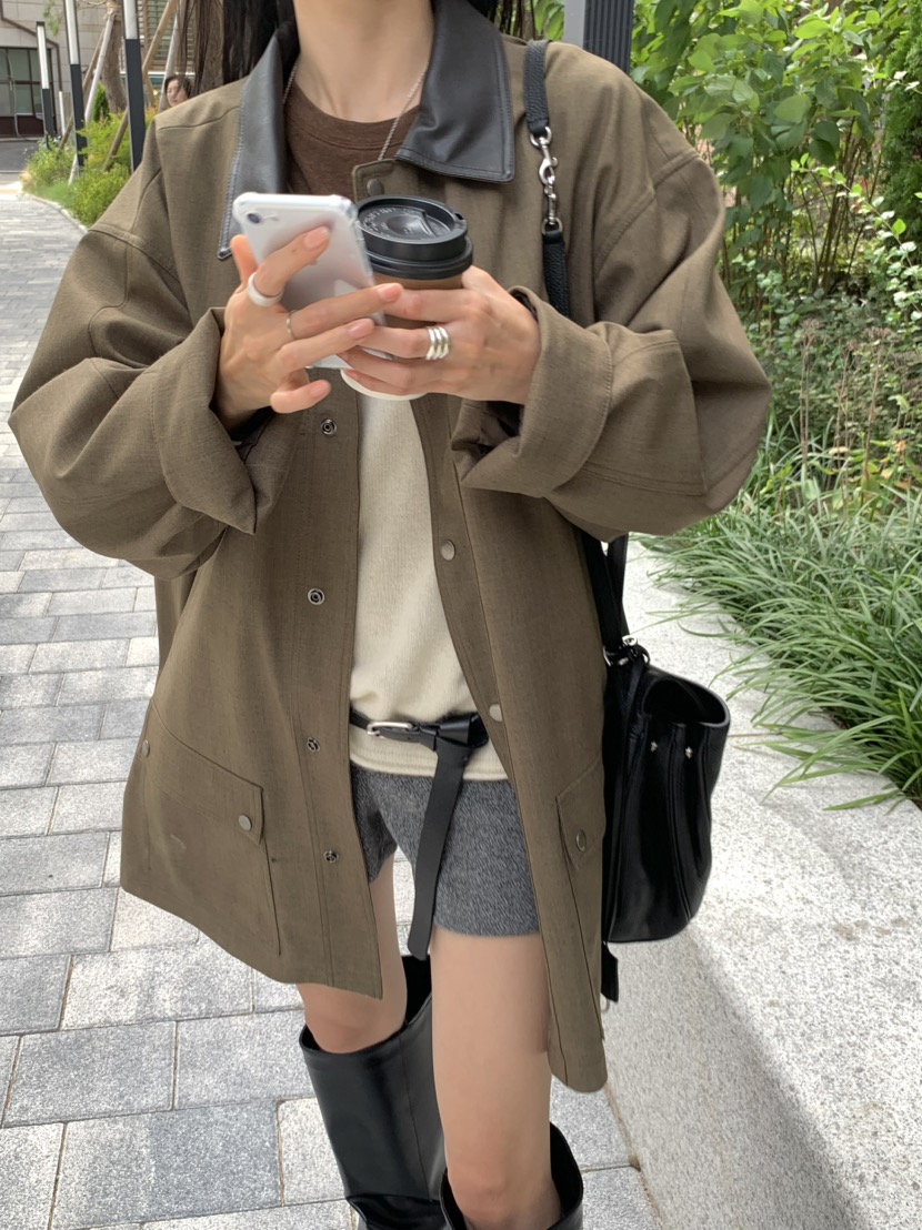 LOFN東大門實拍女裝新品人氣時尚熱賣推薦休閑真品夾克LOFN夾克