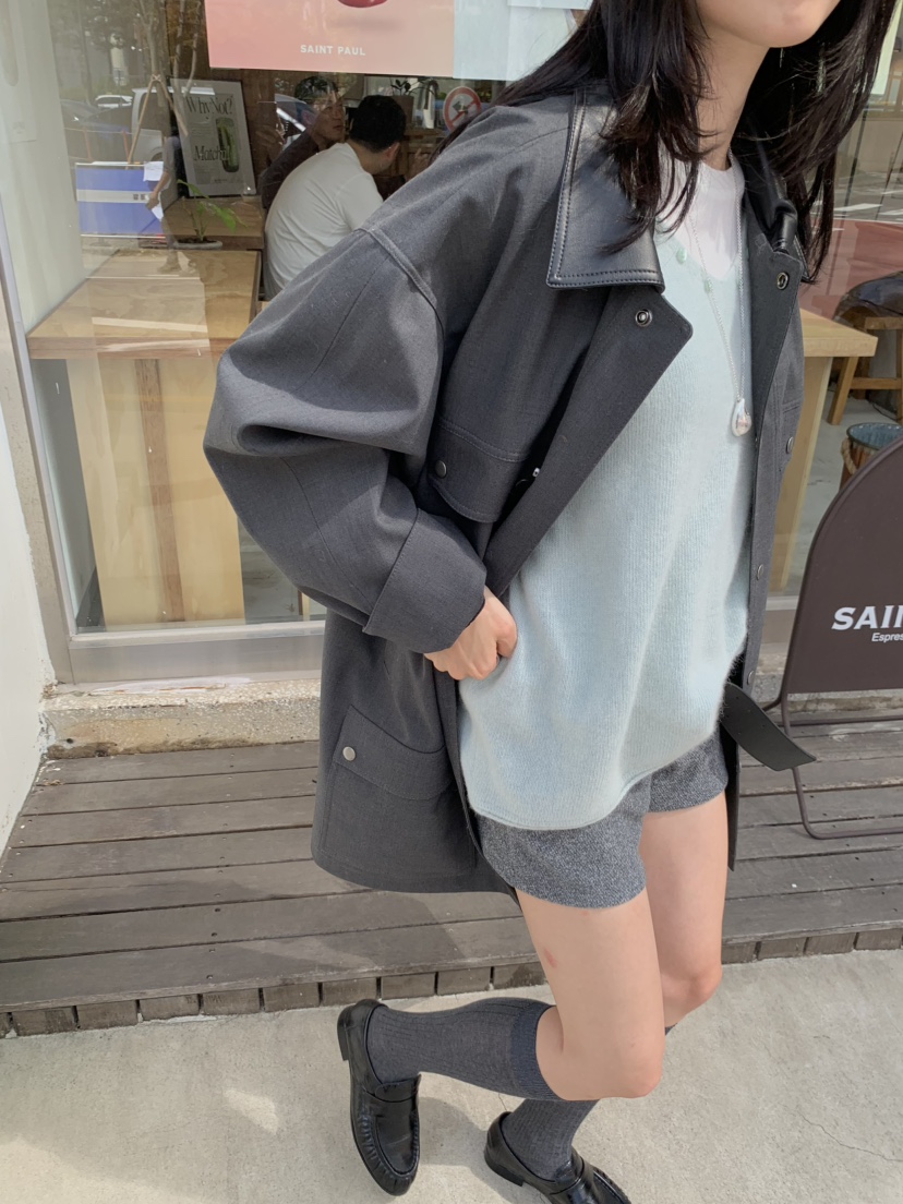 LOFN東大門實拍女裝新品人氣時尚熱賣推薦休閑真品夾克LOFN夾克
