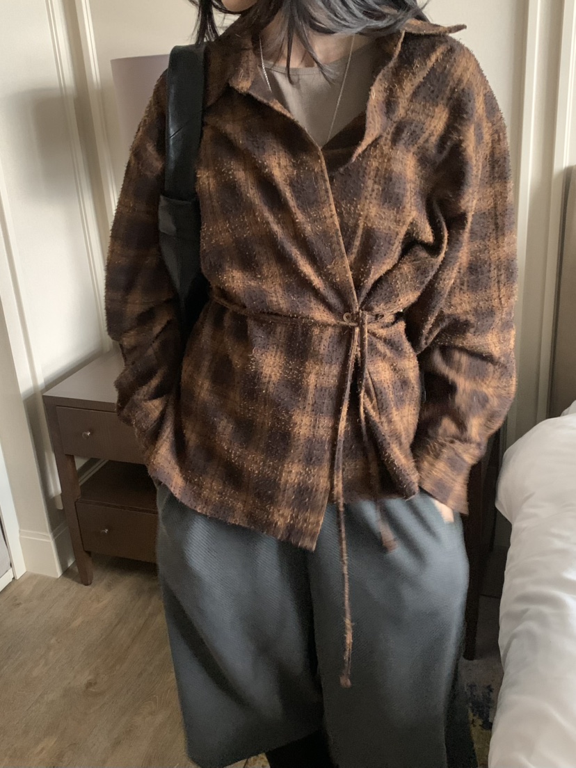 LOFN韓國直郵女裝新品推薦時尚休閑真品人氣熱賣襯衫蕾絲衫LOFN襯衫/蕾絲衫