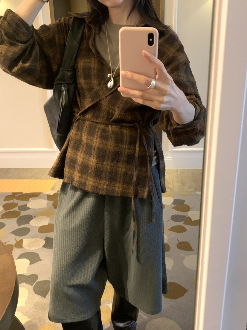 LOFN韓國直郵女裝新品推薦時尚休閑真品人氣熱賣襯衫蕾絲衫LOFN襯衫/蕾絲衫