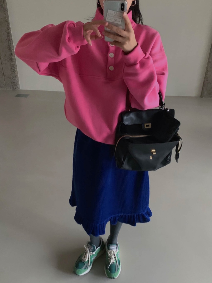 LETAILOR韓國代購女裝新品時尚真品推薦半身裙中短裙褶邊LETAILOR半身裙/中短裙