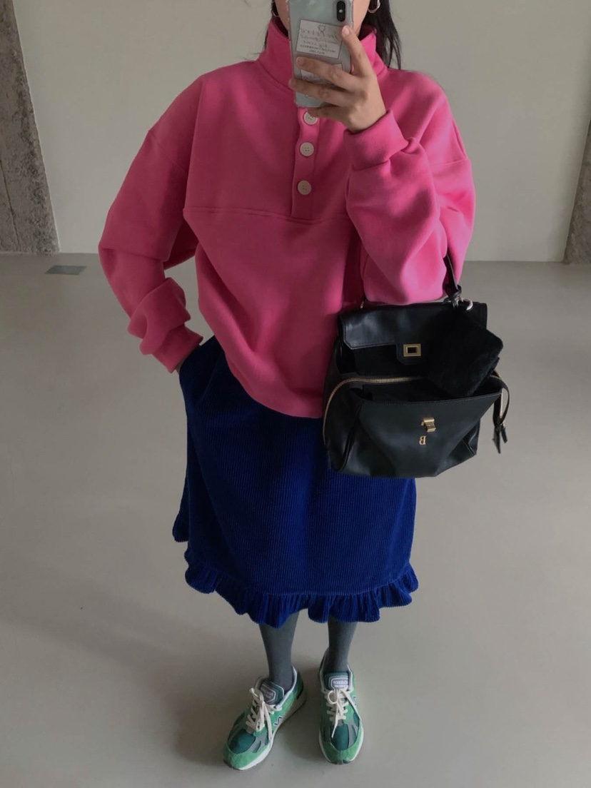 LETAILOR韓國代購女裝新品時尚真品推薦半身裙中短裙褶邊LETAILOR半身裙/中短裙
