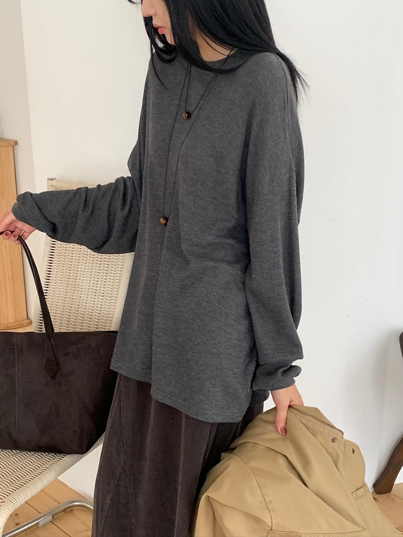 BLEECKER東大門直郵女士新品時尚人氣熱賣推薦休閑長袖T恤BLEECKER長袖T恤